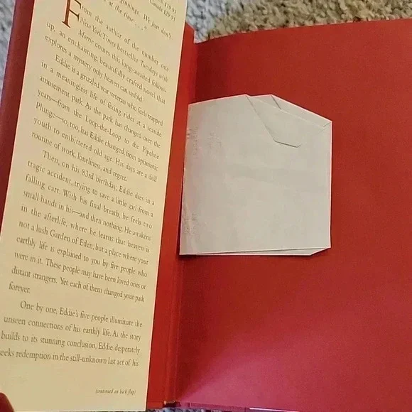 The Five People You Meet In Heaven Mitch Albom First Edition Hardcover NEW - Picture 3 of 5